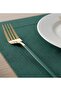 Gold Green Modern Dinner Fork Luxury Stainless Steel 6 Pieces - 2