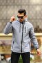 Men's Fur-Lined Waterproof Raincoat with Hooded Pockets - 2