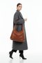 Zaneria Tan Knitted Detailed Shopper Women's Shoulder Bag - 5