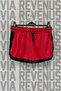 Cat Printed Piped Detail Custom Jersey Fabric Casual Sports Shorts