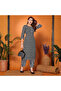 Black Rayon Salwar Kameez Set - ALV1247 | Black-Size:S-36-Inches - 3