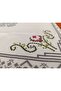 Tablecloth Carefree Stain Resistant Gray Frame Patterned Balcony and Kitchen Decoration Digital Printing110X150 - 5