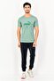 First Mile Men Sportswear Fit Short Sleeve Training T-Shirt, Ash Green - 2