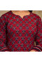 Maroon Viscose Cotton Salwar Kameez Set - ALV1253 | Maroon-Size:S-36-Inches - 4