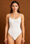 3 Pieces of Snap Fastener Bodysuit Black-White-Grey Premium Cotton Stretch Fabric Bodysuit - 5