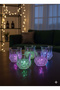 Set of 6 Illuminated Crystal Mica Glasses – for Coffee, Parties, and Cocktail Presentations