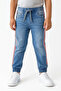 Boys Denim Side Stripe Jogger