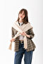 Yumoş Square Patchwork Scarf - Sports Knitwear Knitted Shoulder Scarf - Puffy Soft Textured Scarf - 5