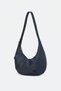 Navy Blue Women's Long Strap Shoulder and Crossbody Bag - 2