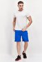 Women Plain Basic Shorts, Blue - 4