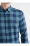 Regular Fit Plaid Men's Shirt - 3