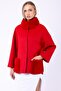 Cashmere Coat with Red Fur Accessories - 3