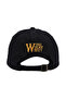 Trendy Letter Pattern Baseball Cap Black/Yellow - 2