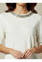 Regular Fit Top with Embellishment - 4