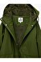 Leather-Look Waterproof K Hooded Coat with Faux Fur Inside and Zippered Pockets - 6
