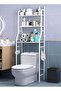 3 Tier Over Commode Shelving No Drilling Easy to Assemble High Capacity Very Sturdy Space-Saving She