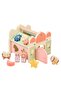 Salah Time Shape Sorter: Wooden Mosque Blocks, Educational Toy (18m+). Muslim Gift for Eid/Ramadan.