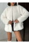 Plush Coat - Light Stone |   Vmf1608 - 2