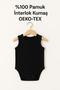Baby 100% Cotton Combed Cotton Bodysuit Set of 5 Crew Neck Undershirt Body Badi - 5