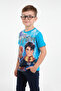 Boy's Crew Neck Relax Fit Cotton Harry Potter Hogwarts Printed Short Sleeve T-Shirt - 2