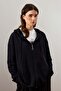 Black 3 Thread Basic Cardigan - 3