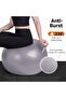 Exercise Ball with Quick Foot Pump,Anti Burst and Slip Stability Balance Yoga Ball - 2