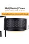 4 Tier Kitchen Storage Trolley with Wheels for Fruits & Vegetables Shelf for Kitchen (Black) circle - 3