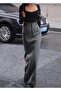High Waist Slit Long Skirt