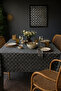 Cotton Carefree Water Repellent Stain Resistant Carefree 3D B Printed Table Cloth - 3