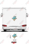 Coastal View Caravan Sticker Covering