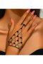 Black Zircon Stone Inlaid Black Color Stylish Design Shahmeran Model Steel Bracelet Shahmeran
