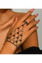 Black Zircon Stone Inlaid Black Color Stylish Design Shahmeran Model Steel Bracelet Shahmeran - 4
