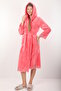 Women's Hooded Lace 100% Bamboo Dressing Gown