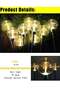 1 Set Of 2 Solar Fiber Optic Ball Decorative Lights, Adjustable Lighting Type, Warm White Lighting, - 2