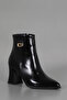 Egd 112 Side Buckle Detail High Heel Boots - 4