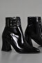Egd 210 High Heeled Boots with Side Belt Buckle Detail - 2
