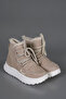 BTD02 Rope Cord Detailed Fur-Trimmed Boots