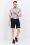 Men Sportswear Fit Brand Logo Training Shorts, Black - 3