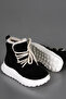 BTD02 Rope Cord Detailed Fur-Trimmed Boots - 2