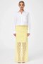 Women's A-Line Lace Detailed Maxi Skirt %98 Polyester %2 Elastane Functional Durable Sports - 5