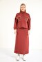 5407 - Stylish Comfortable 3 Thread Fleece-Lined Women's Suit with Short Skirt