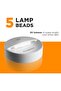 LED Motion Sensor Night Light, Automated On & Off, Cool White Motion Activated LED Night Light for Kitchen, Bathroom, Stairs, Bedroom - with 18 AAA Batteries, 6-Pack - 6