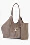 Keria Genuine Leather t Logo Shoulder Bag