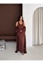 V-Neck Sleeveless Long Dress Knitted Set with Cardigan