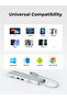 محول موزع USB، 10 في 1، 2 منفذ HDMI، 2 منفذ USB-A، 3 منافذ USB-C، 2 منفذ TF/SD، منفذ إيثرنت واحد، 100 واط PD، 5 جيجابت في الثانية، 4K @ 60 هرتز، - 8