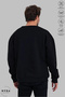 Unisex Long Sleeve Grinchy Printed Crew Neck Hoodless Fleece-Lined Oversized Sweatshirt - 6
