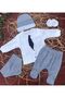 Baby Boy 5-Piece Romper Set with Tie/Hospital Discharge