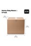 5 Pack of Heavy Duty 5 Ply 100% Recyclable Corrugated Cardboard Moving Boxes (35 x 35 x 35 cm) - 2
