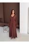 V-Neck Sleeveless Long Dress Knitted Set with Cardigan - 4