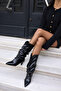 Seli̇ana Women's Black Ice-Textured Boots - 3
